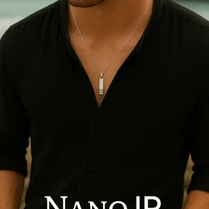 שרשרת עמוד האמונה עם שבב תנ"ך – עיצוב נקי, מסר עוצמתי