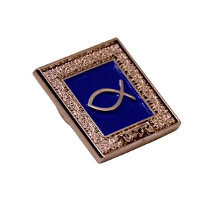 חותם עֲדִי – סיכת דש לג'קט עם התנך על שבב